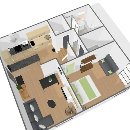 Cozy Zen 1 Grande - Calme - Arrivée Autonome - 6 Pers - Parking Gratuit *